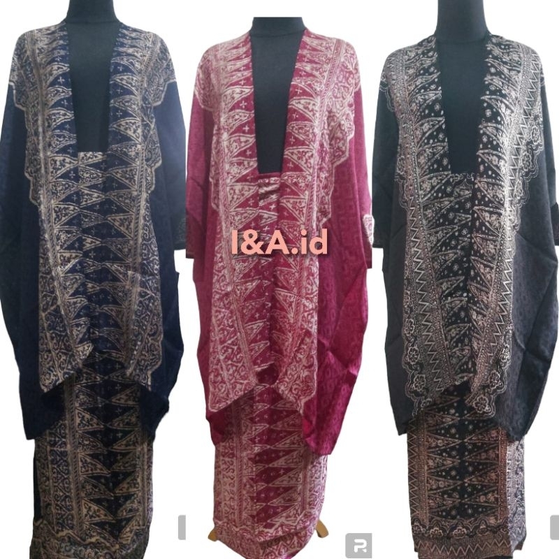 set outer jupri kosongan / setelan wanita / baju wisuda / baju kondangn / setelan mewah / viscos pla