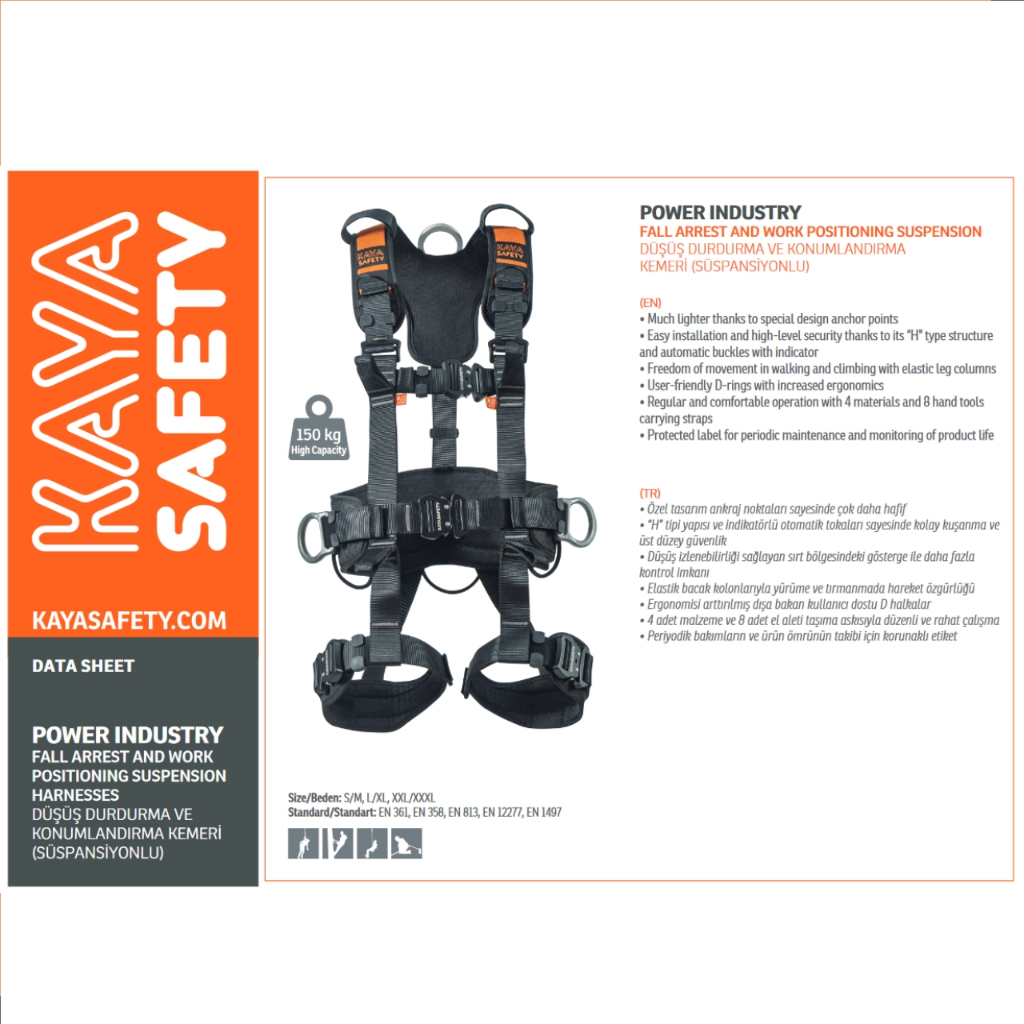 Body Harness KAYA SAFETY Power Industri - Full Body Harness Kaya 100 % Original