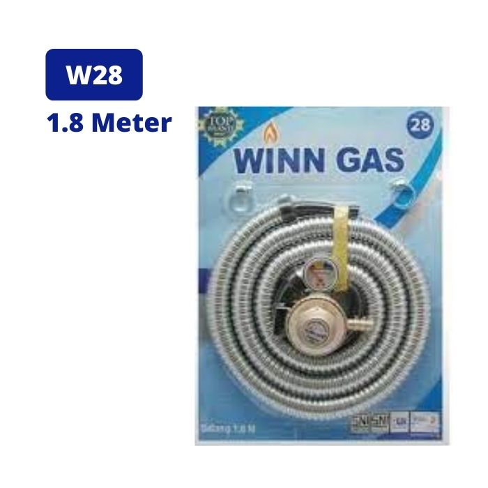 Paket Lengkap Regulator Gas dan Selang WINN GAS