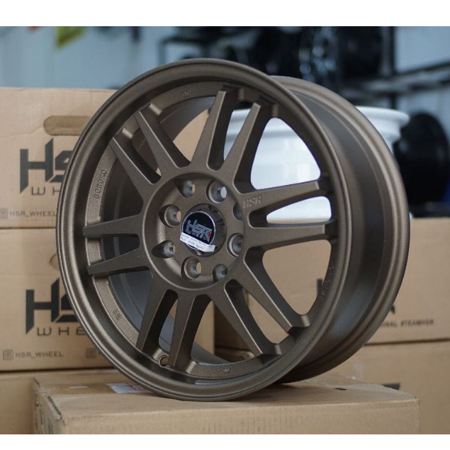 velg mobil ring 15 bronze JAZZ IGNIS YARIS BRIO SWIFT HSR terbaru harga murah velg racing