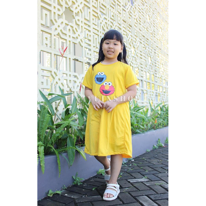 Dress long tunik anak 2-10 tahun