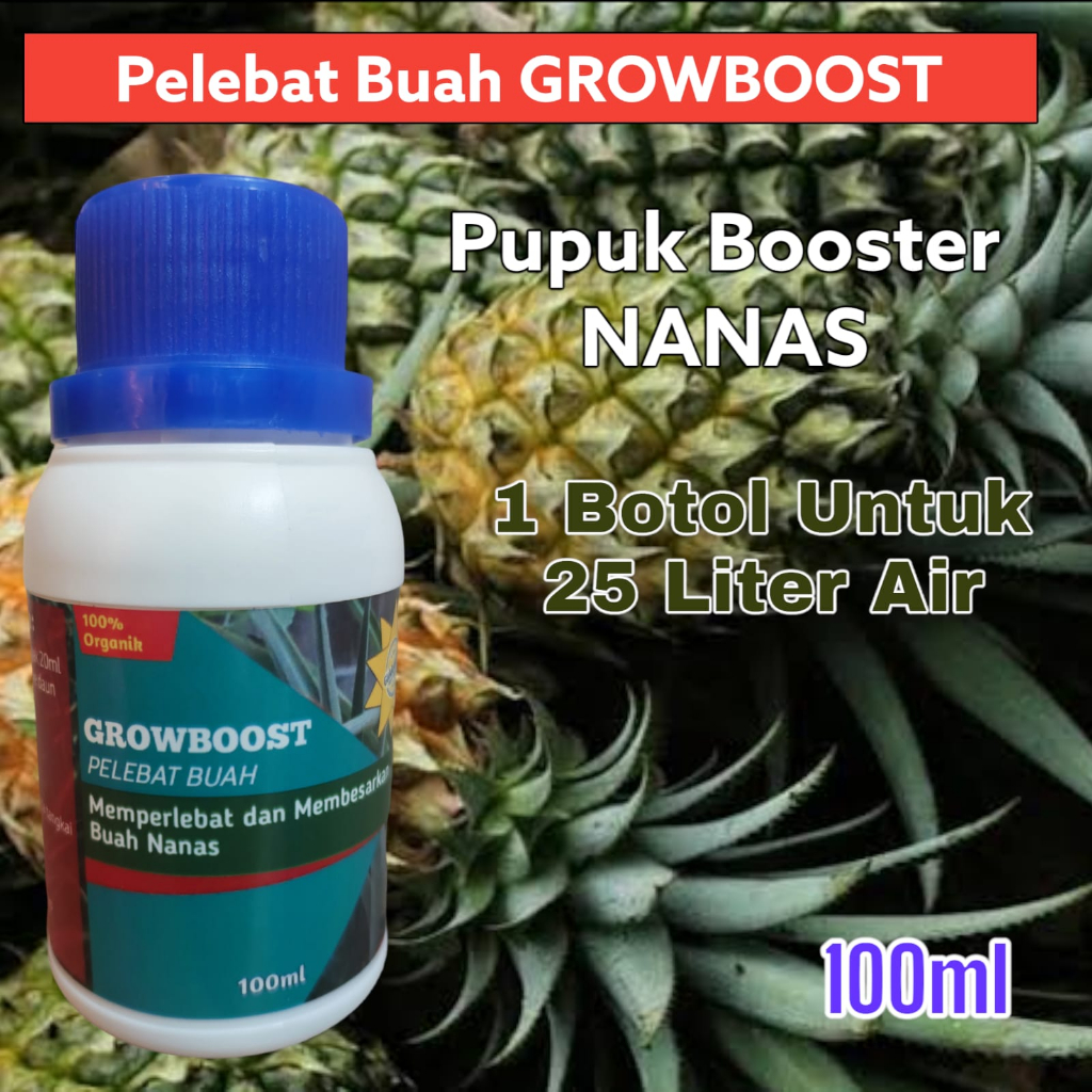 Pupuk Buah Nanas Premium Organik GrowBoost Buah Nanas 100ml