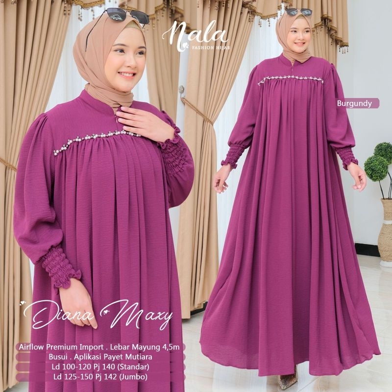 dress wanita diana maxy by Nala