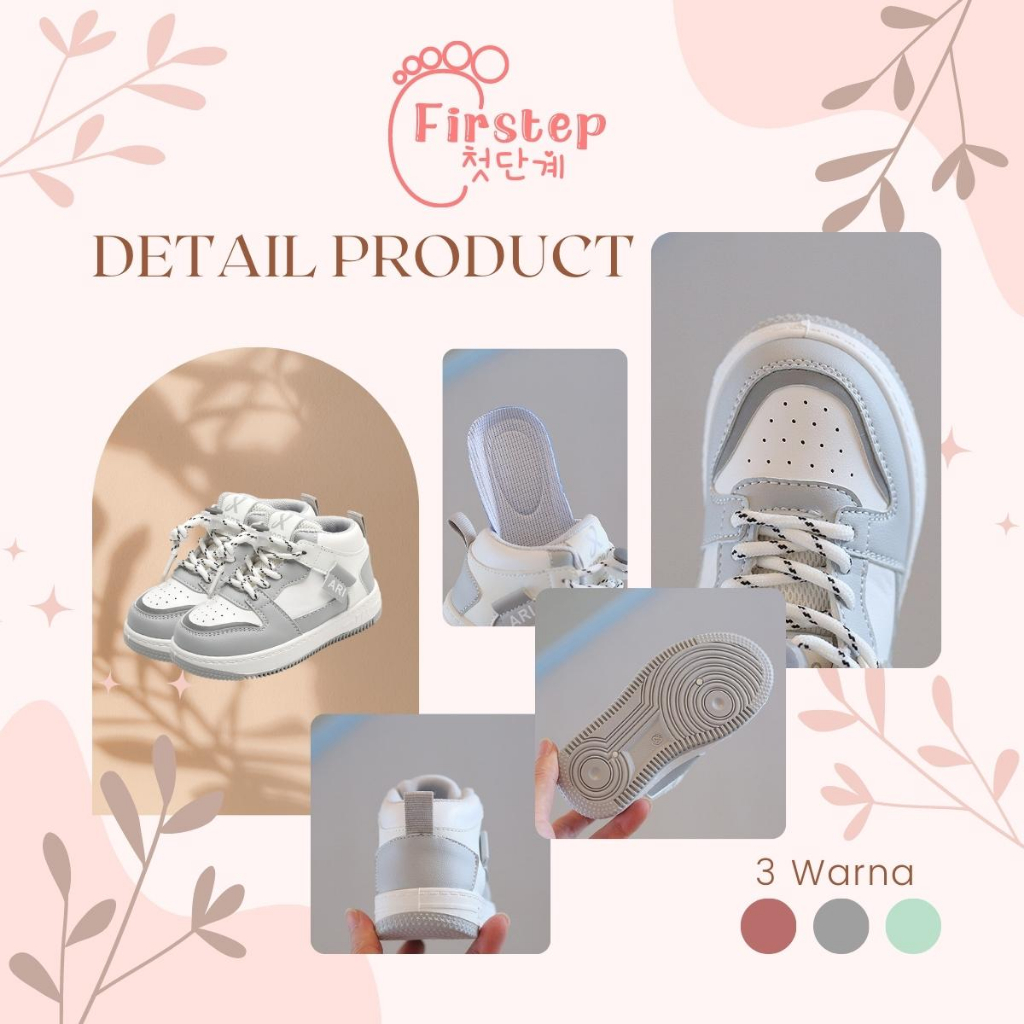 Sepatu Anak Perempuan Dan Laki Laki Import Sneaker Anak Usia 1-5 Tahun FS149