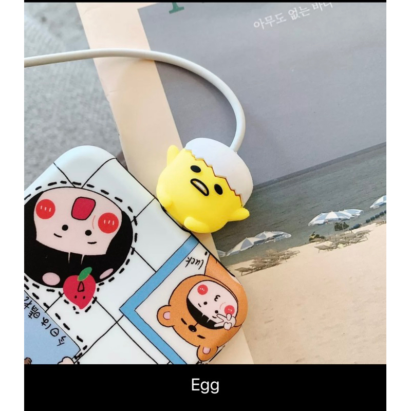 Cable bite/ cable server /cable Bite Pelindung Ujung Kabel bite, Cable Protector Kartun Lucu Import