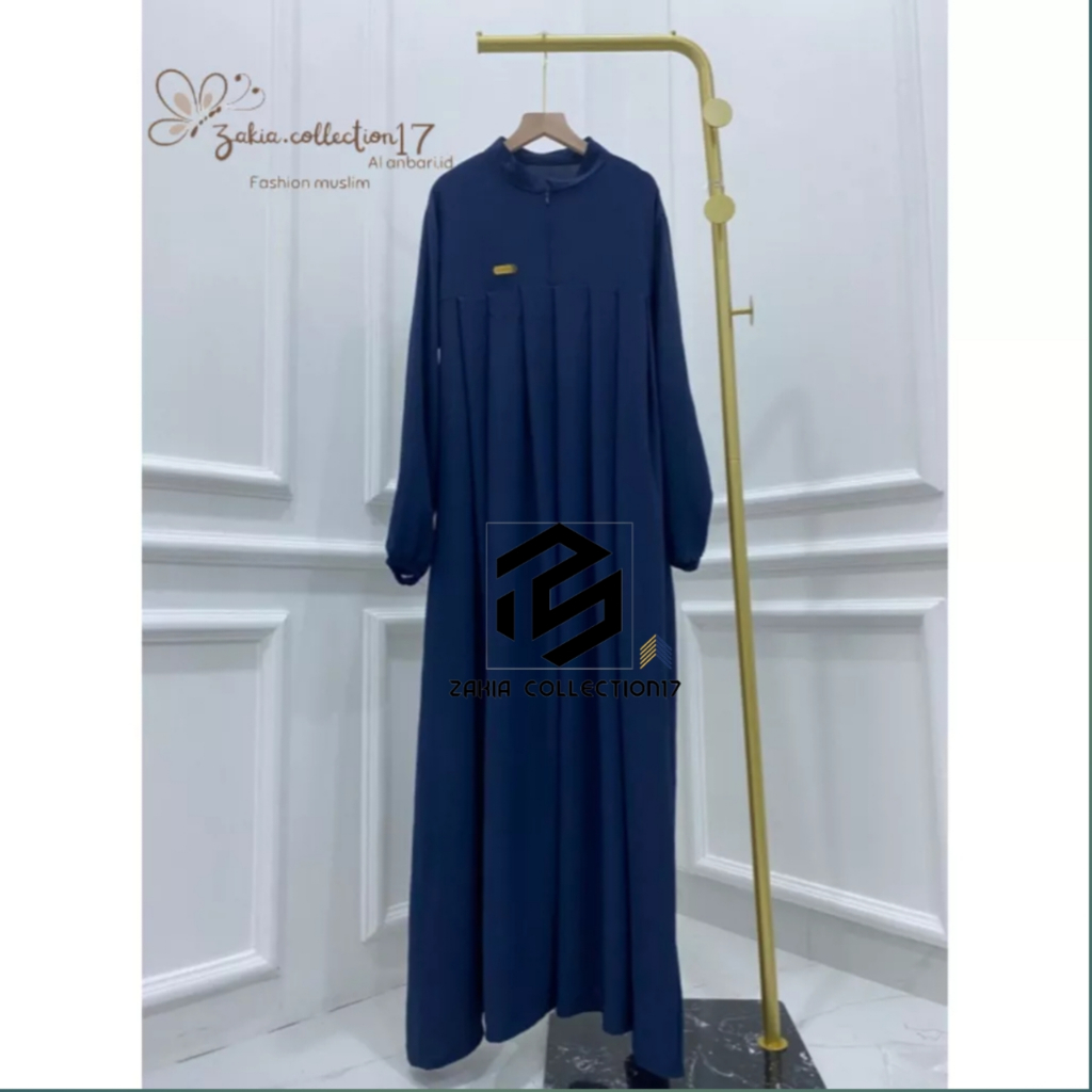 Baju Gamis Dewas Terbaru 2024 Busui Cringkle Airflow S M L XL Nabila Dress Terbaru Model Polos Viral Gamis Pengajian Gamis Seragaman