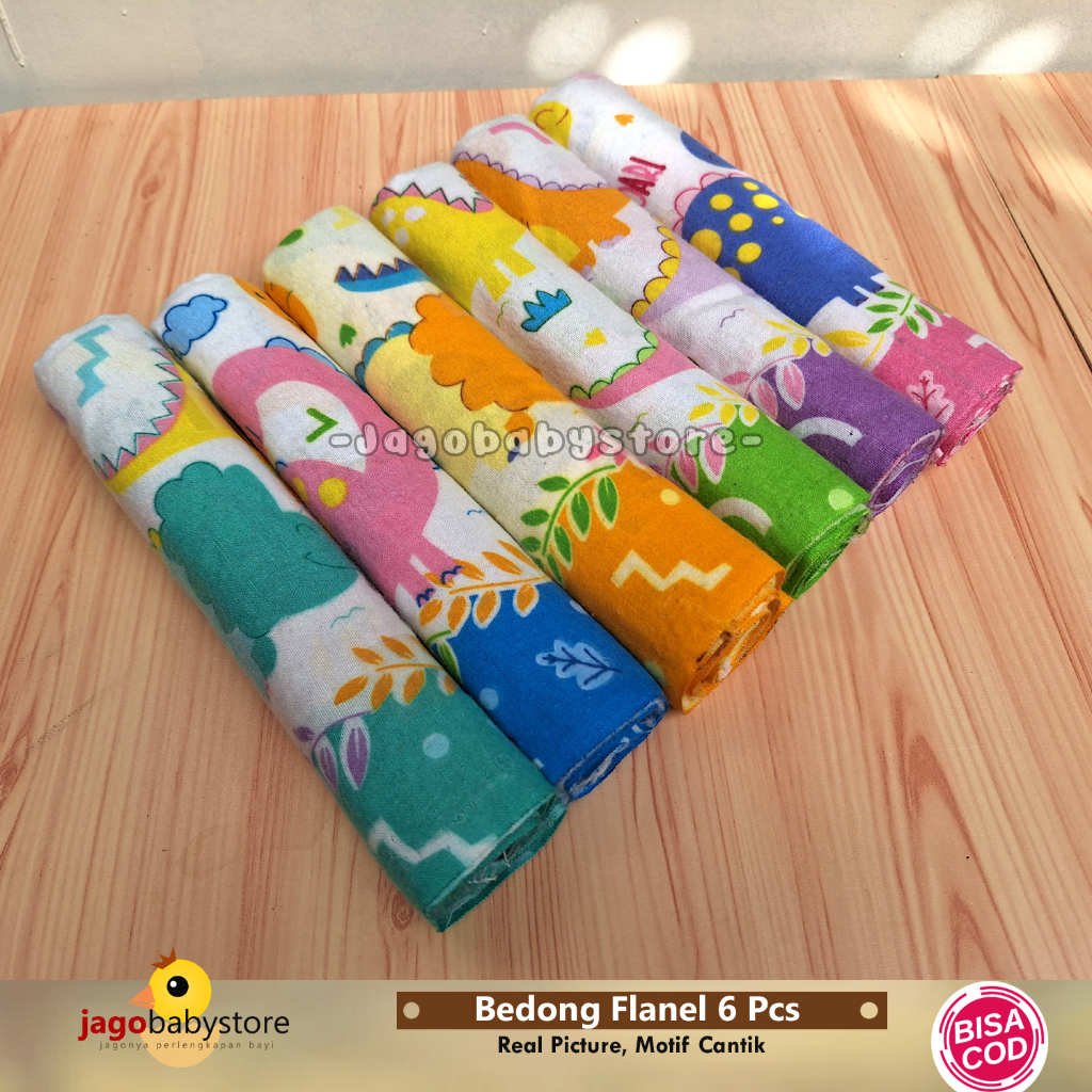 Bedong Flanel Bayi Ukuran 60x70Cm