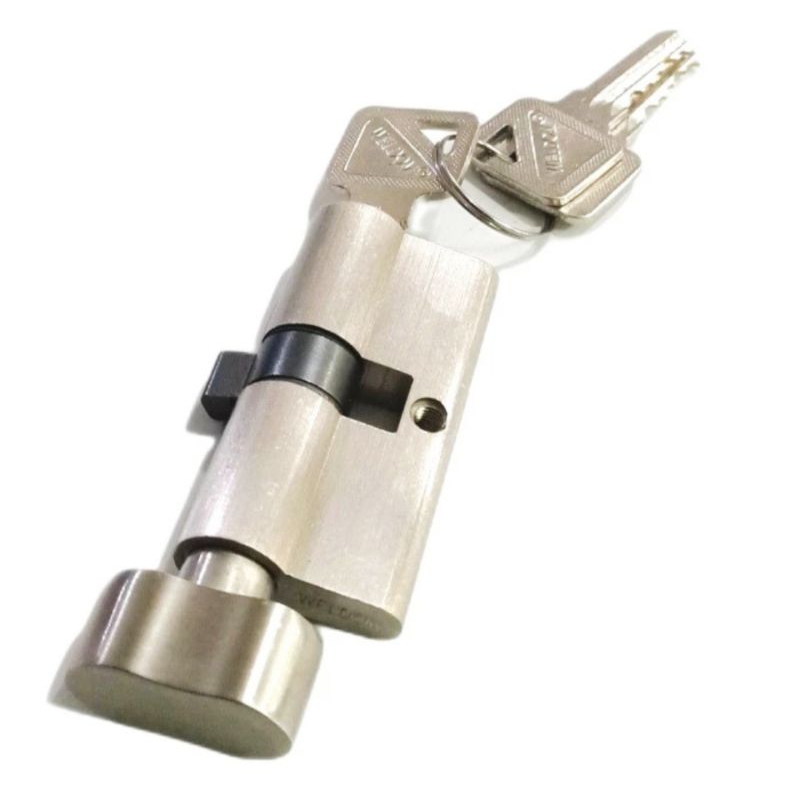 Cylinder Kunci Putar Knob 65mm+Anak Kunci 3pcs