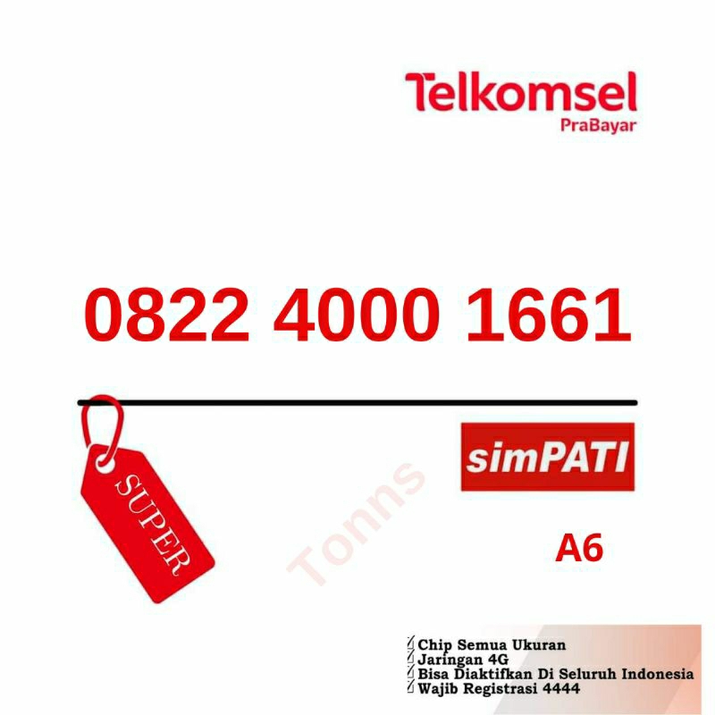 Simpati Nomor Cantik 4g Telkomsel