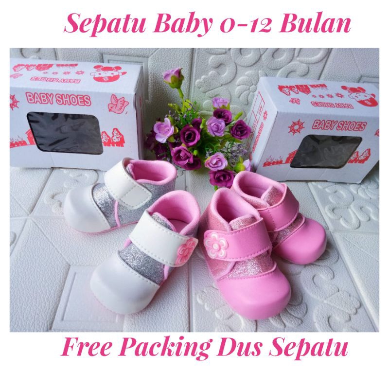 SEPATU ANAK BAYI PESTA 0-12 BULAN / SEPATU PREWALKER BOOT BULU / SEPATU SNEAKERS ANAK PEREMPUAN PESTA