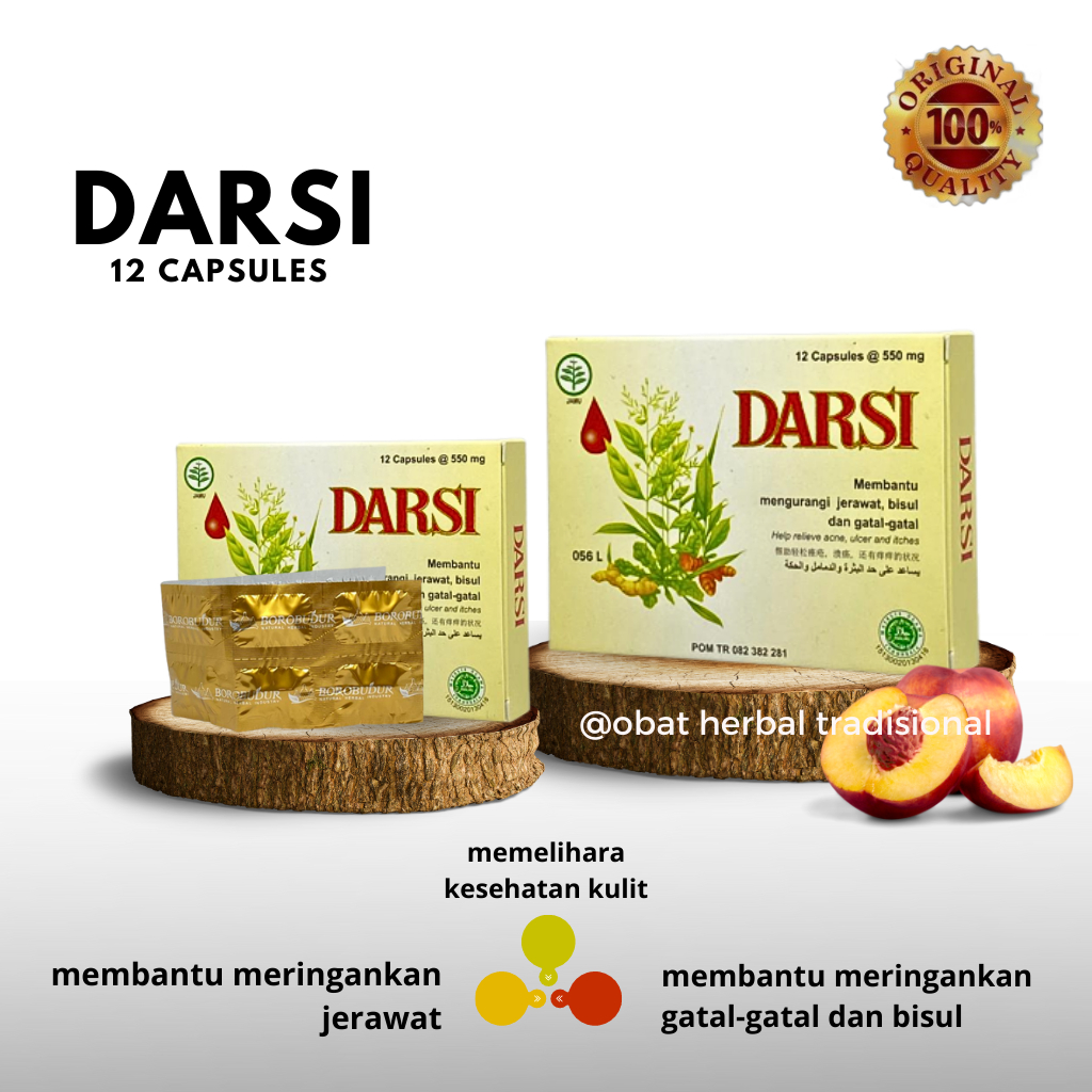 DARSI Kapsul - obat jerawat darah kotor bisul ampuh