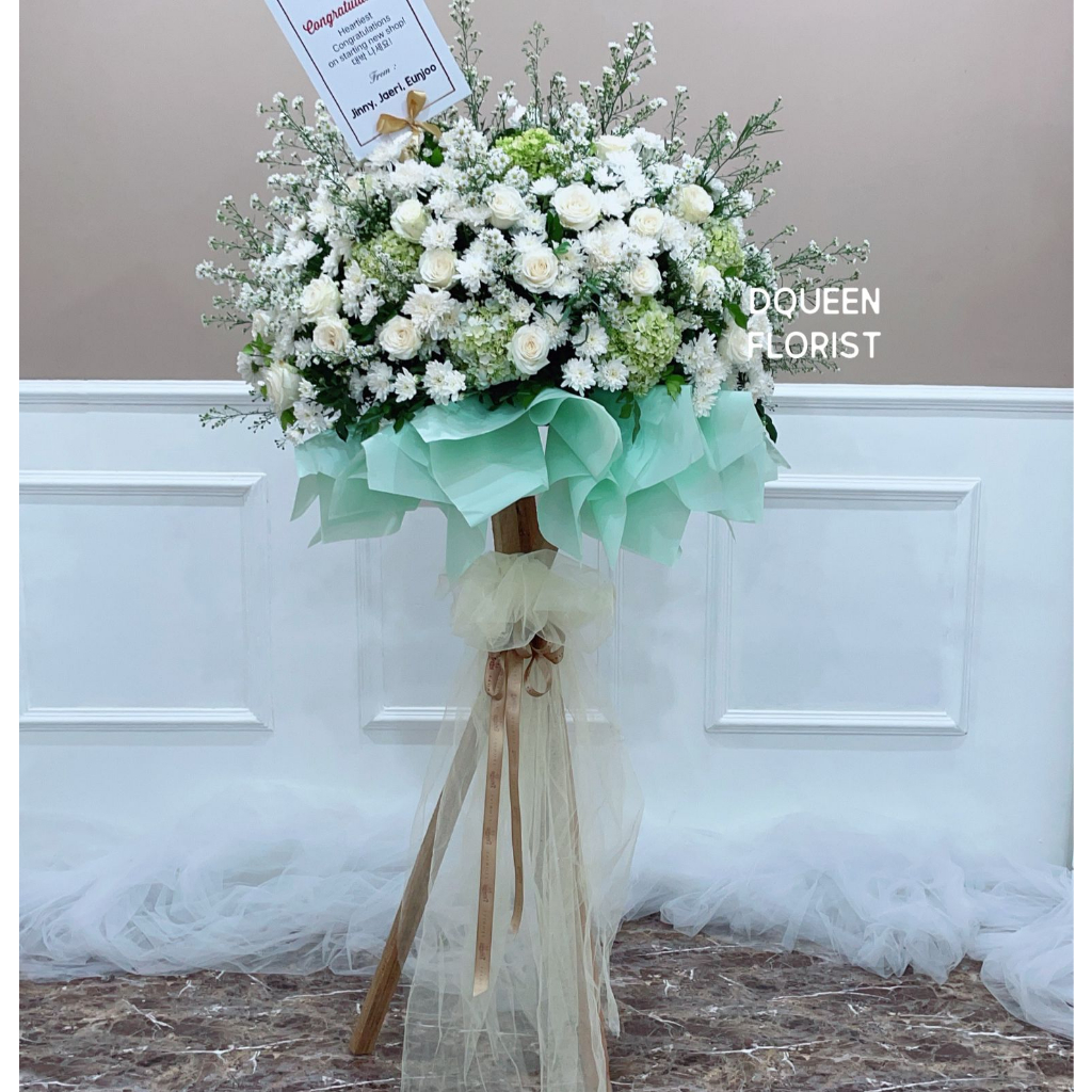 Dqueen Florist - Standing Flowers Gift Karangan Bunga Congratulations