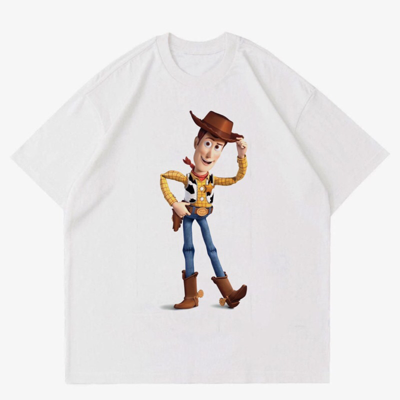 KAOS BAJU TOY STORY - WOODY | T-SHIRT CARTOON MOVIES TOY STORY WOODY OVERSIZE | BAJU TOY STORY LITTL