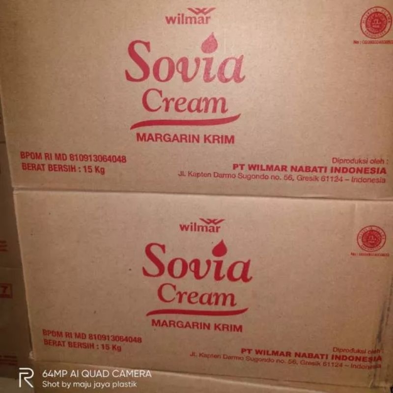 

Sovia Margarin Krim Repack 500gr