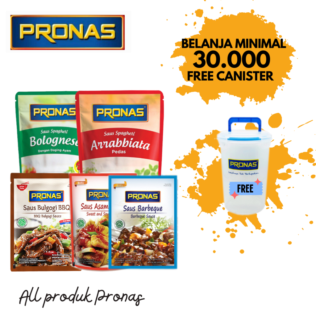 Pronas Saus Lada Hitam (Black Pepper Sauce) 175 gr