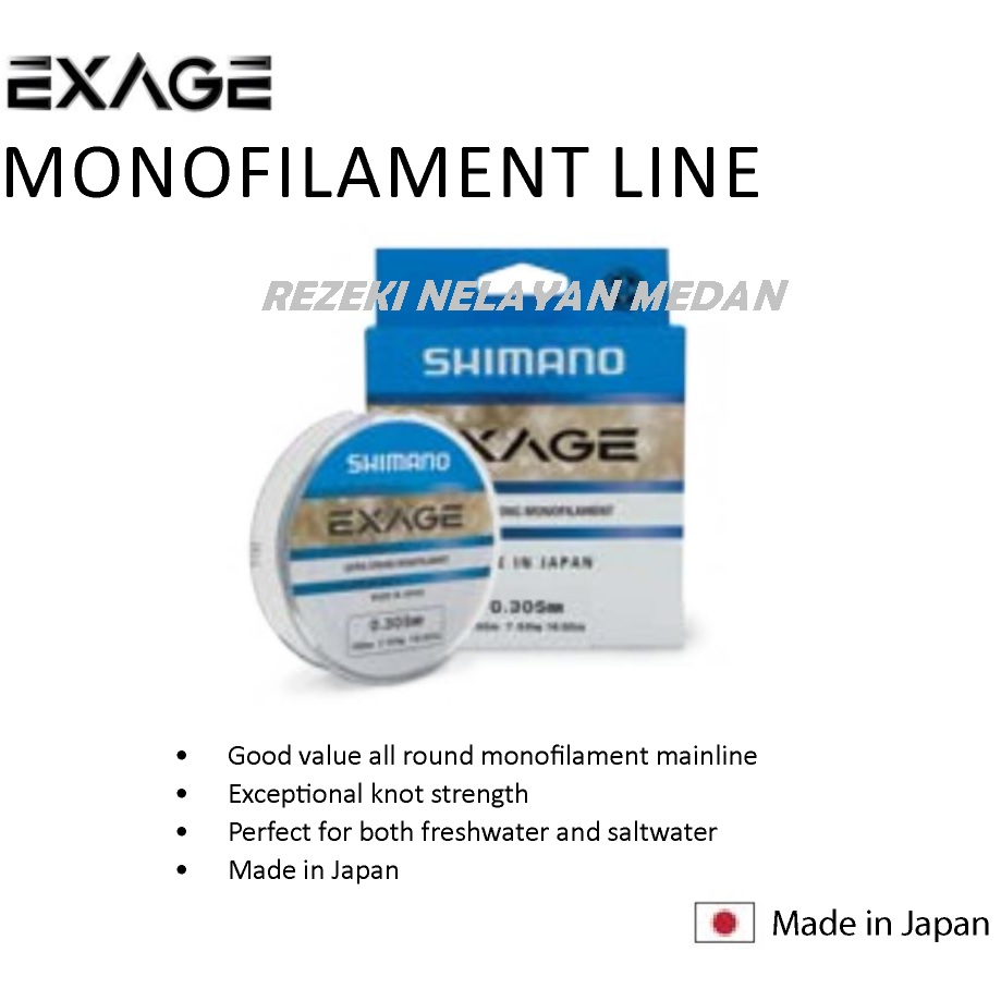 SENAR SHIMANO EXAGE 150M | Senar Monofilament SHIMANO