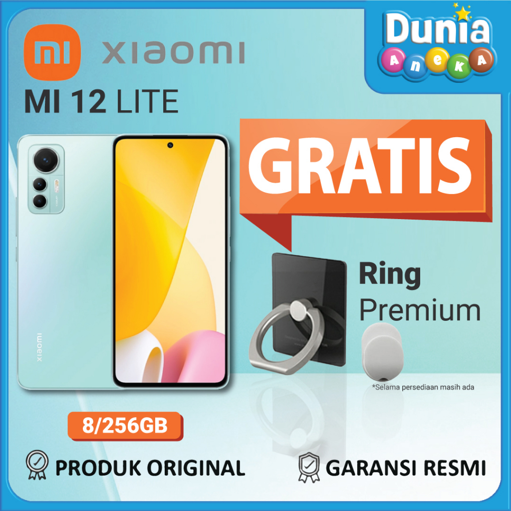 XIAOMI MI 12 LITE 8/256GB SMARTPHONE - GARANSI RESMI XIAOMI