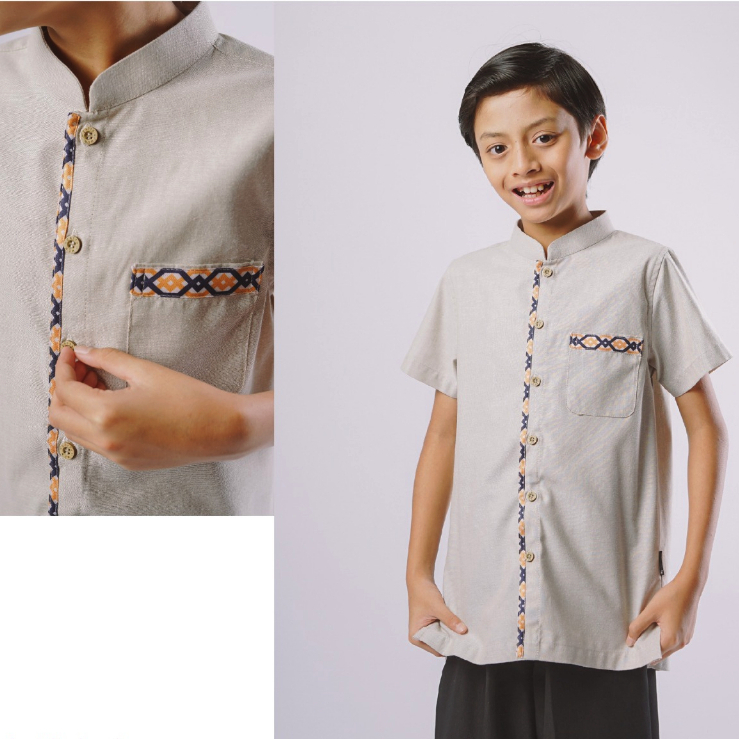 ELZATTA KOKO SARIMBIT ANAK PLAKET SEVILLA BAJU COWOK LAKI LAKI Z833
