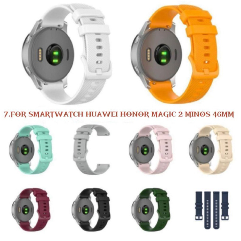 Strap / Tali Smart Watch For Huawei Honor Magic 2 Minos 46mm - 22mm Silicone