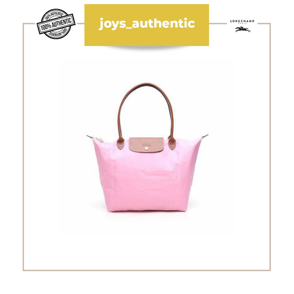 Tas wanita Longchamp Classic Small Long Handle SLH Pink woman bag authentic original