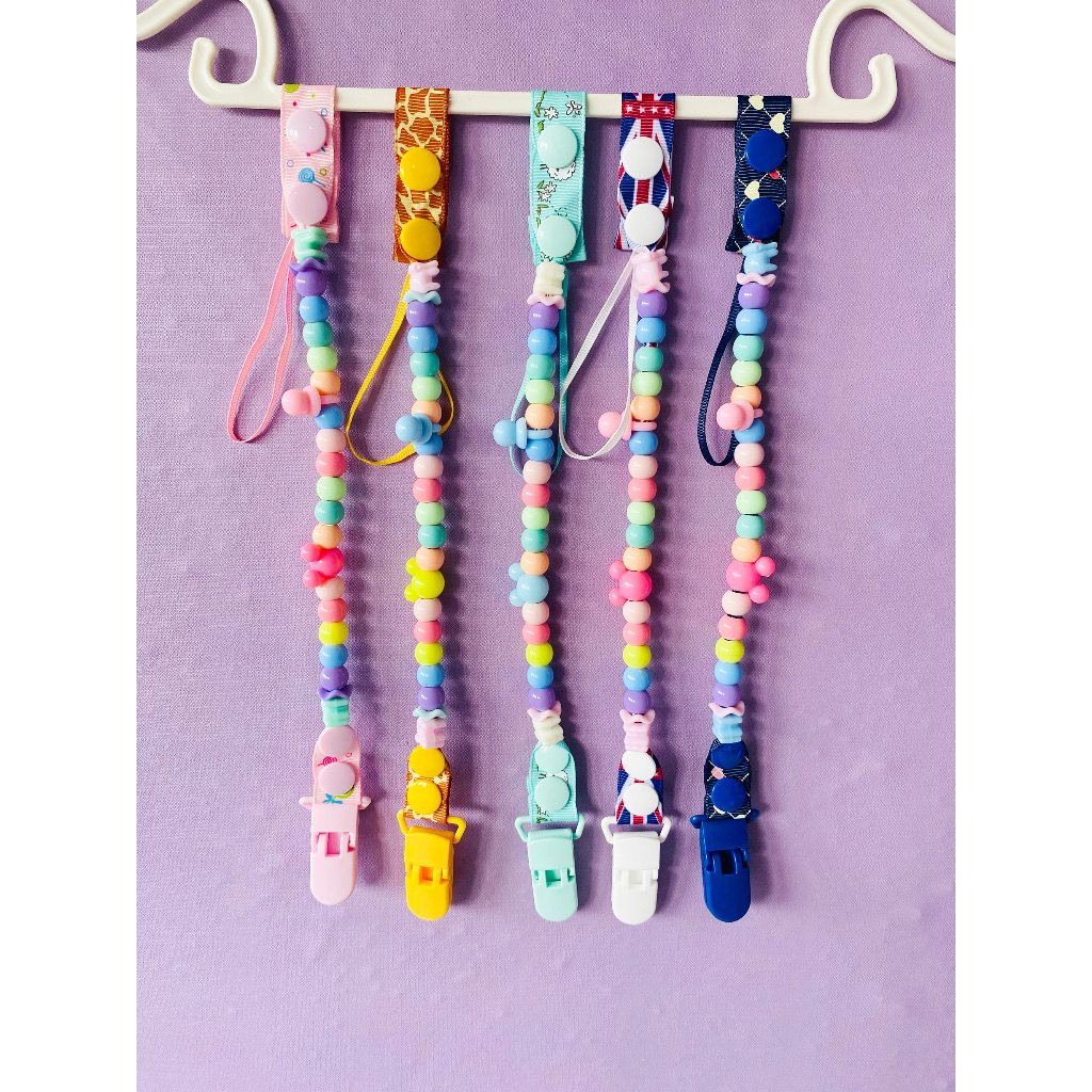 Fairy Baby Teething Pacifier Clips | Rantai Dot | Gantungan Dot Teether Bayi | Rantai Empeng Bayi