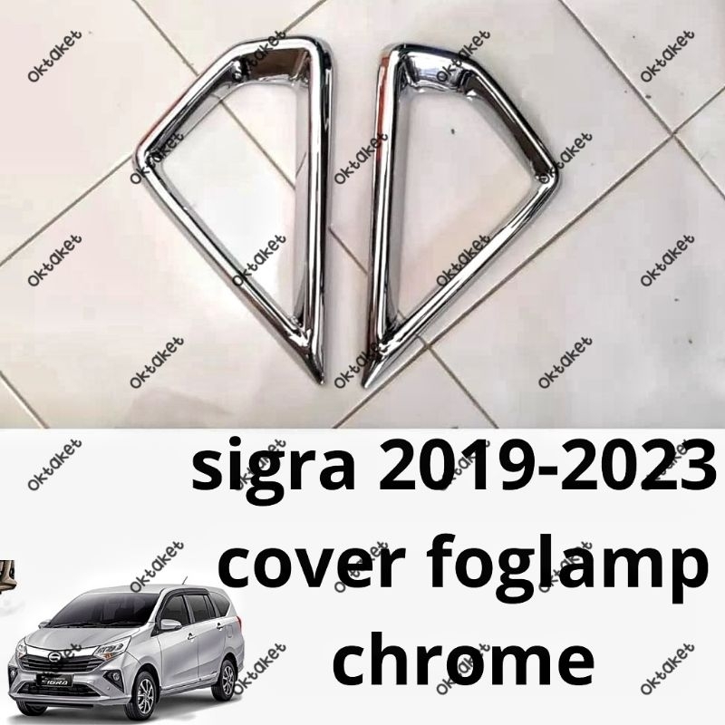 cover ring Foglamp Sigra 2019 2020 2023  chrome jsl