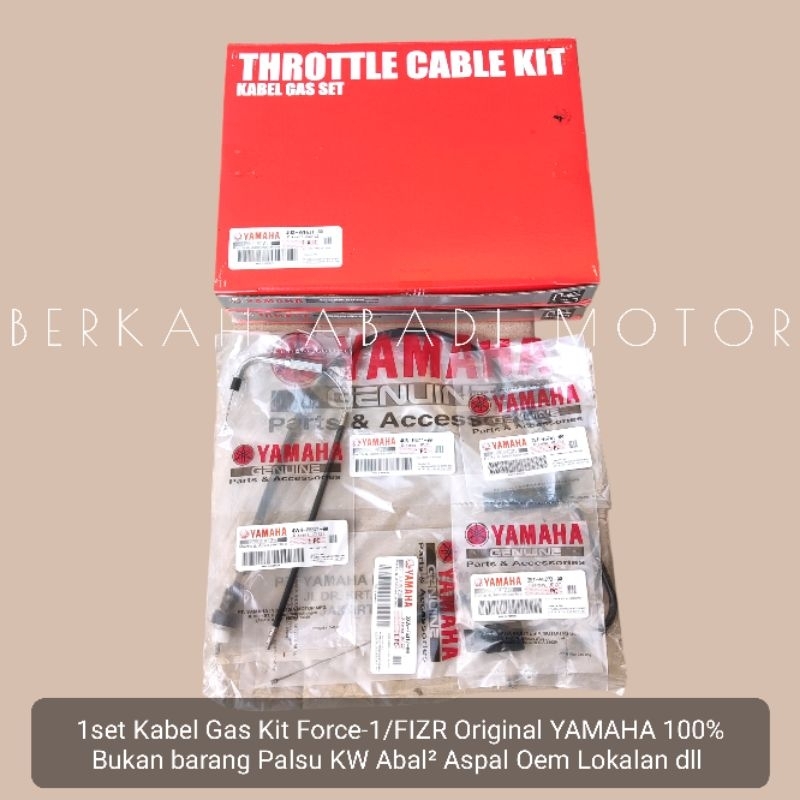 [ORI 100%] KABEL GAS KIT F1ZR Force 1 FIZR Original YAMAHA | Throttle Cable Pompa Oli Samping ASLI