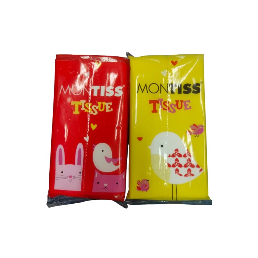 Tisu Wajah Montiss Travel Pack Tissue Facial Montis Isi 50 Sheets 2 Ply Lembut