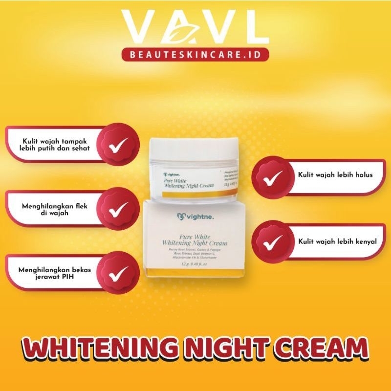 VAVL Vightne Pure White - Whitening Night Cream