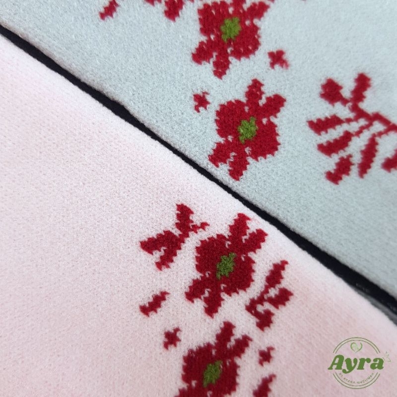 Kaos Kaki Jempol Motif Bunga Melati Ayra