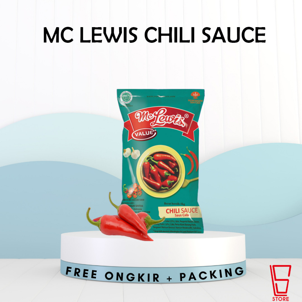 

MC LEWIS CHILI SAUCE 500GRAM / MC LEWIS TOMAT SAUCE 500GRAM / MC LEWIS EKSTRA PEDAS SAUCE 500GRAM