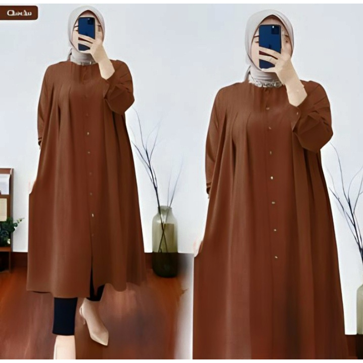 HD16:[BISA COD][JOI LONG TUNIK] [MIDI DRESS][ GAMIS  WANITA] [ TUNIK LEBARAN 2023][ FASHION MUSLIM TERBARU ][ATASAN WANITA TERLARIS][ LONG TUNIK MASA KINI  ][BAHAN SHAKILA PREMIUM HQ ][OOTD TER HITS ] [ SIZE S M L XL]