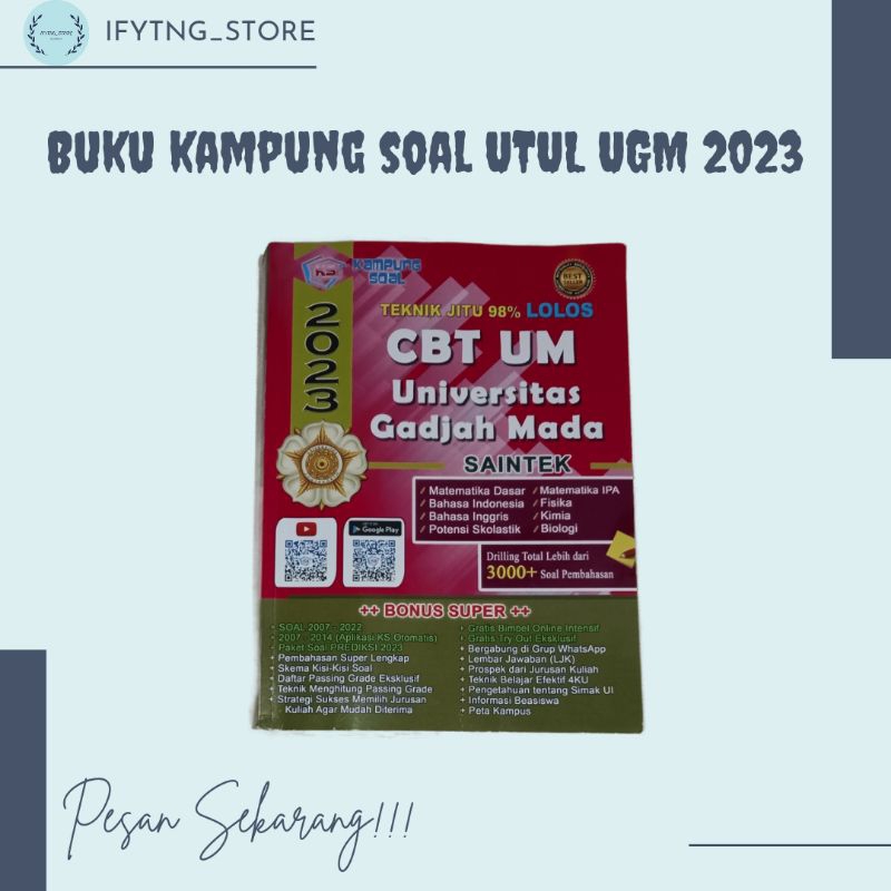 Buku Saintek Kampung Soal UTUL UGM 2023