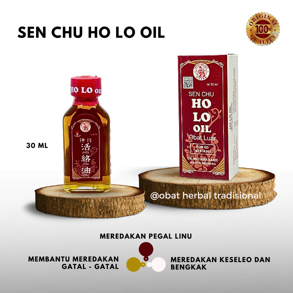 SEN CHU HO LO OIL minyak gosok untuk nyeri sendi dan sakit otot manjur