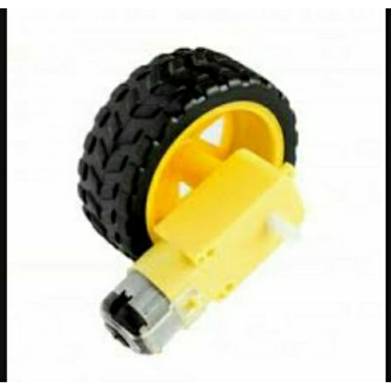 motor DC roda gearbox