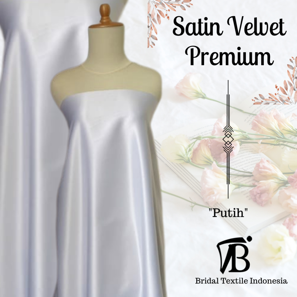 Kain Bahan Furing Satin Pure Silk Velvet Premium Grade A Untuk Backdrop Background Foto Katalog Prod