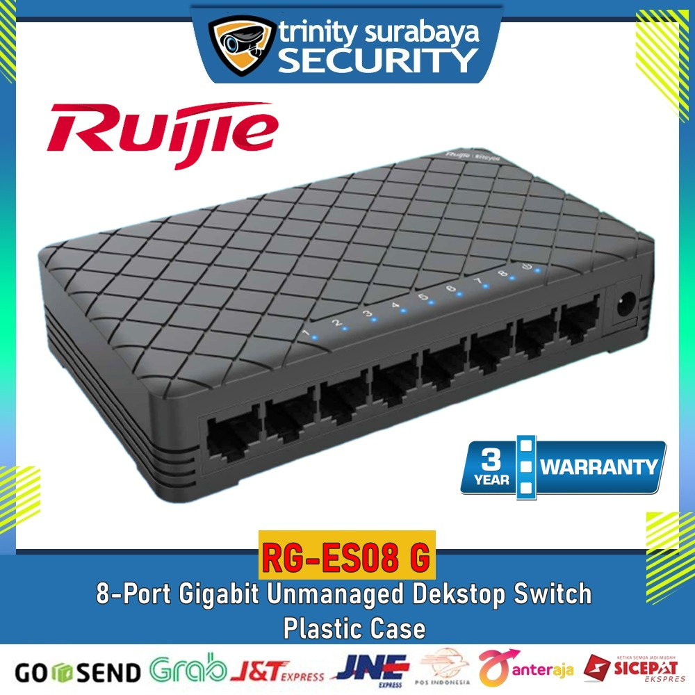 RUIJIE 8port Desktop Switch Trinity