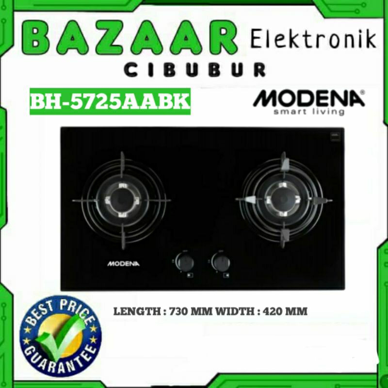 KOMPOR TANAM MODENA 2 TUNGKU BH 5725 AABK BH5725AABK BH-5725AABK