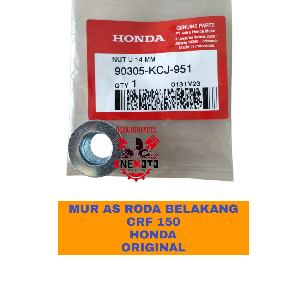 MUR AS RODA BELAKANG CRF 150 HONDA ORIGINAL 90305-KCJ-951