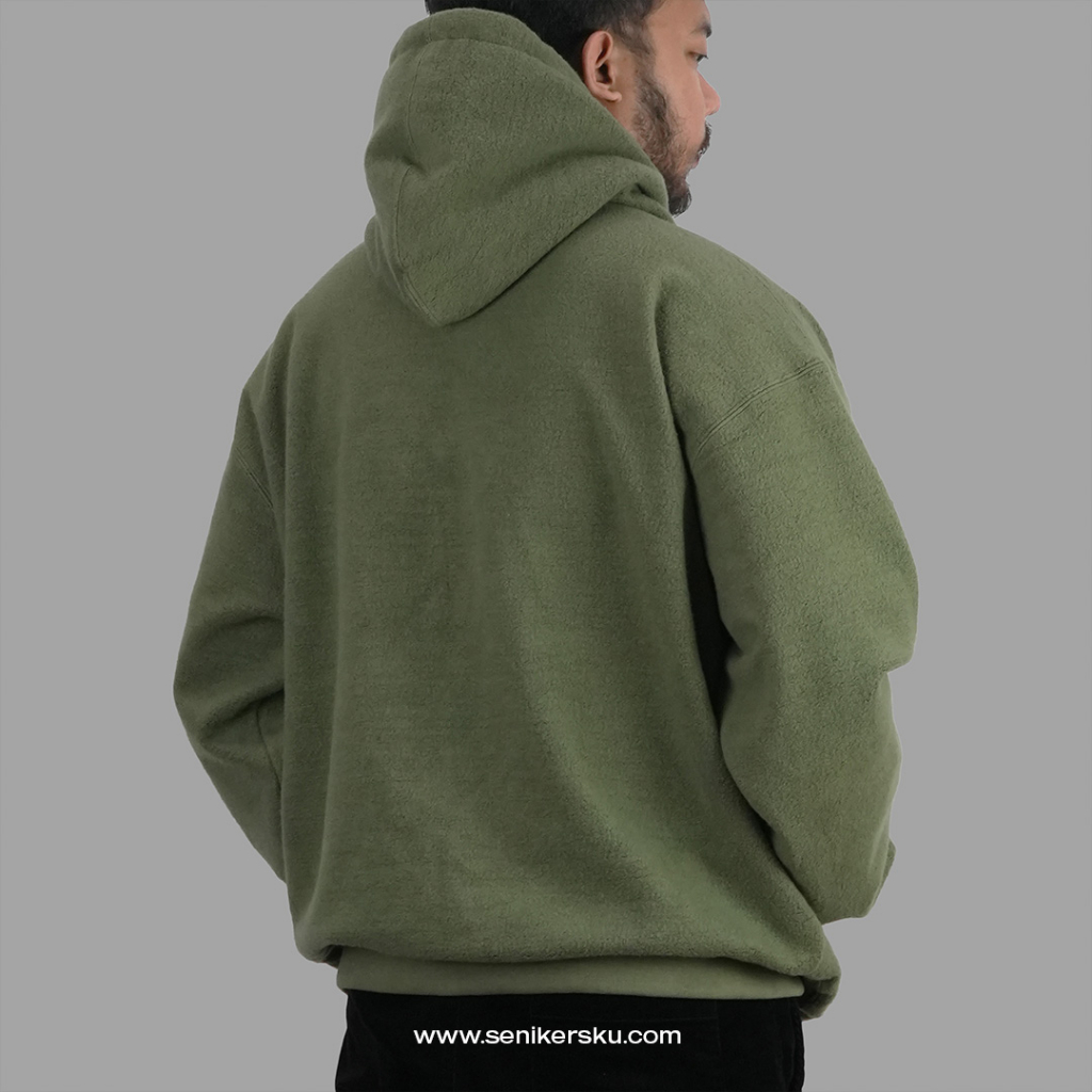 Supreme Inside Out Box Logo Hoodie Olive