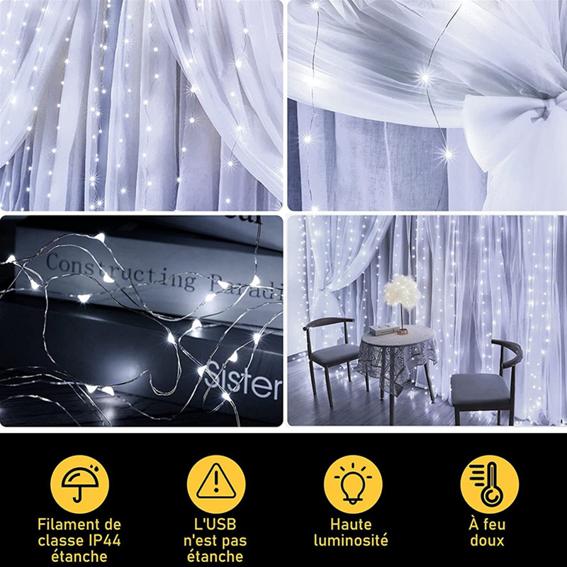 [COD] Lampu led 3x3 meter lampu gorden LED Tumblr Light / USB Tirai Lampu / Tumblr Dekorasi kamar / 3m*3m Curtain led light / 300 LED / Lampu Tumblr / Lampu Natal / Lampu Dekorasi Pelaminan / Lampu Dekorasi Pesta / Lampu Dekor Pelaminan