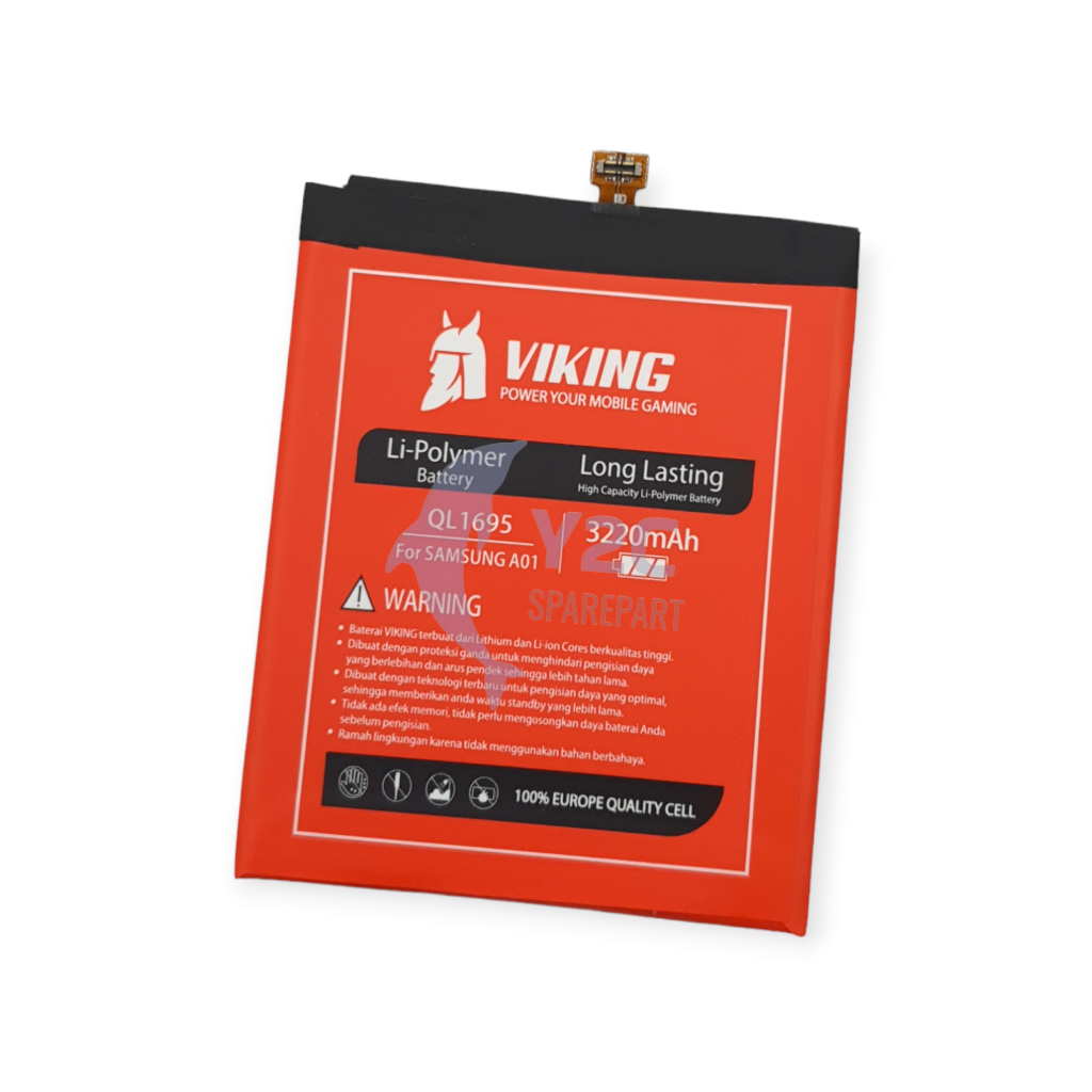 VIKING A015 / SAMSUNG GALAXY A01 / QL1695 BATERAI DOUBLE POWER BATRE BATERE BATRAI BATREI ORIGINAL