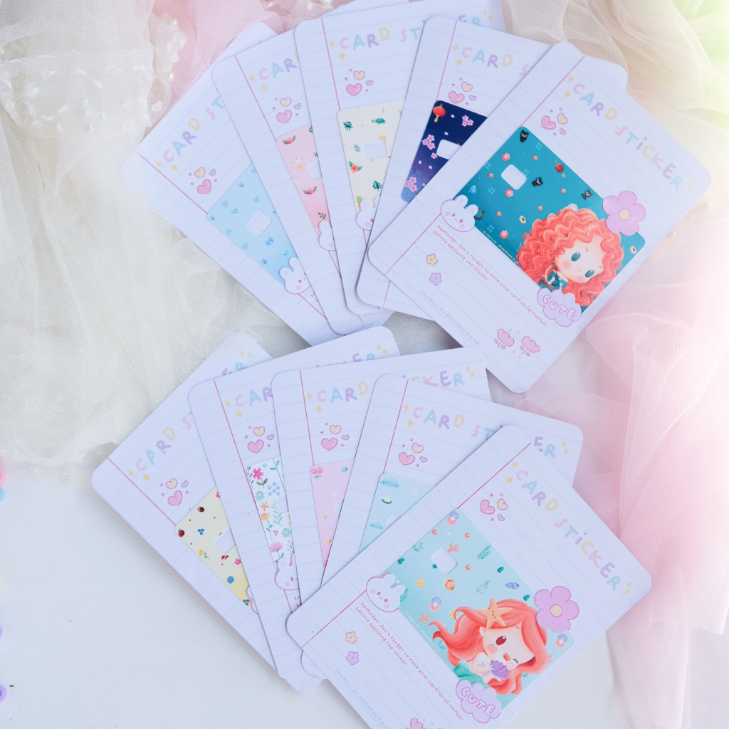 

princess card sticker