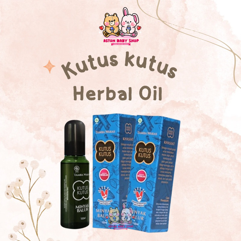 Kutus Kutus Minyak Herbal Alami 100ml Kutus Kutus Herbal Oil