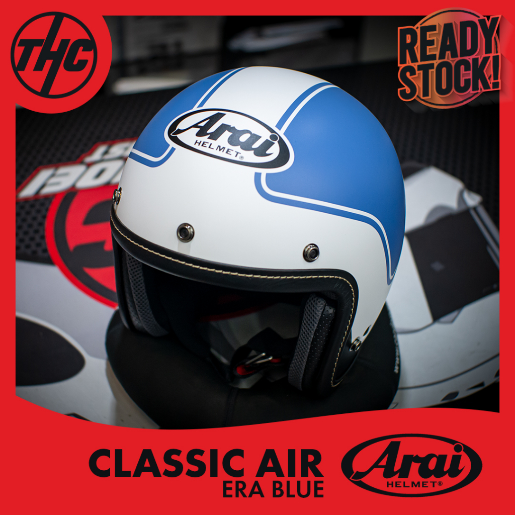 ARAI CLASSIC AIR ERA BLUE RETRO HALF FACE HELM ORIGINAL