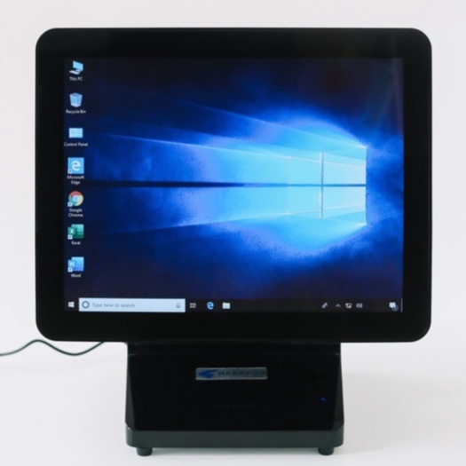 MESIN KASIR PC ALL IN ONE TOUCHSCREEN SHARKPOS SD 155 SINGLE DISPLAY Core i3 Celeron