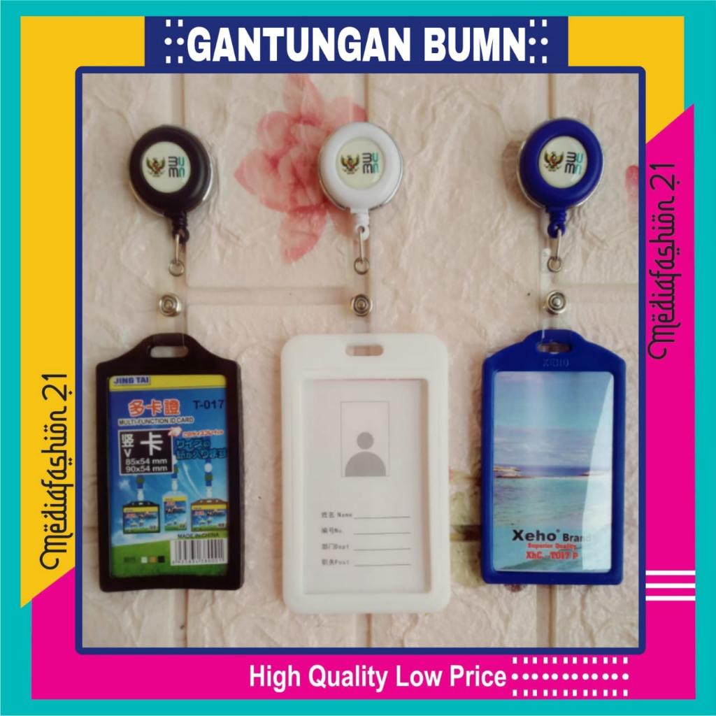 

GANTUNGAN YOYO ID CARD BUMN + TEMPAT ID CARD
