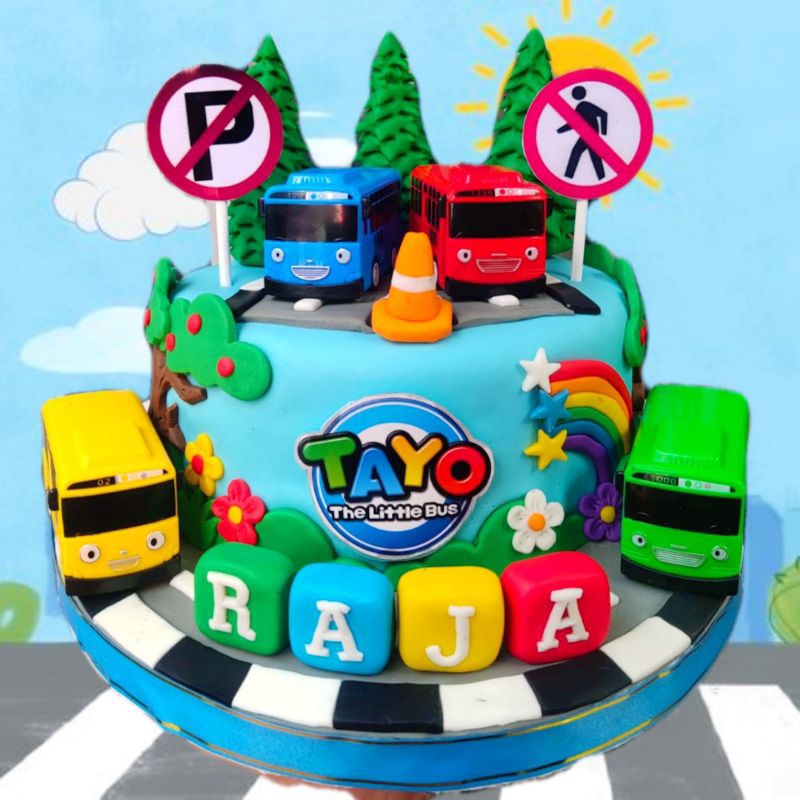 

kue ulang tahun/cake custom/tayo cake/cake ulang tahun/birthday cake