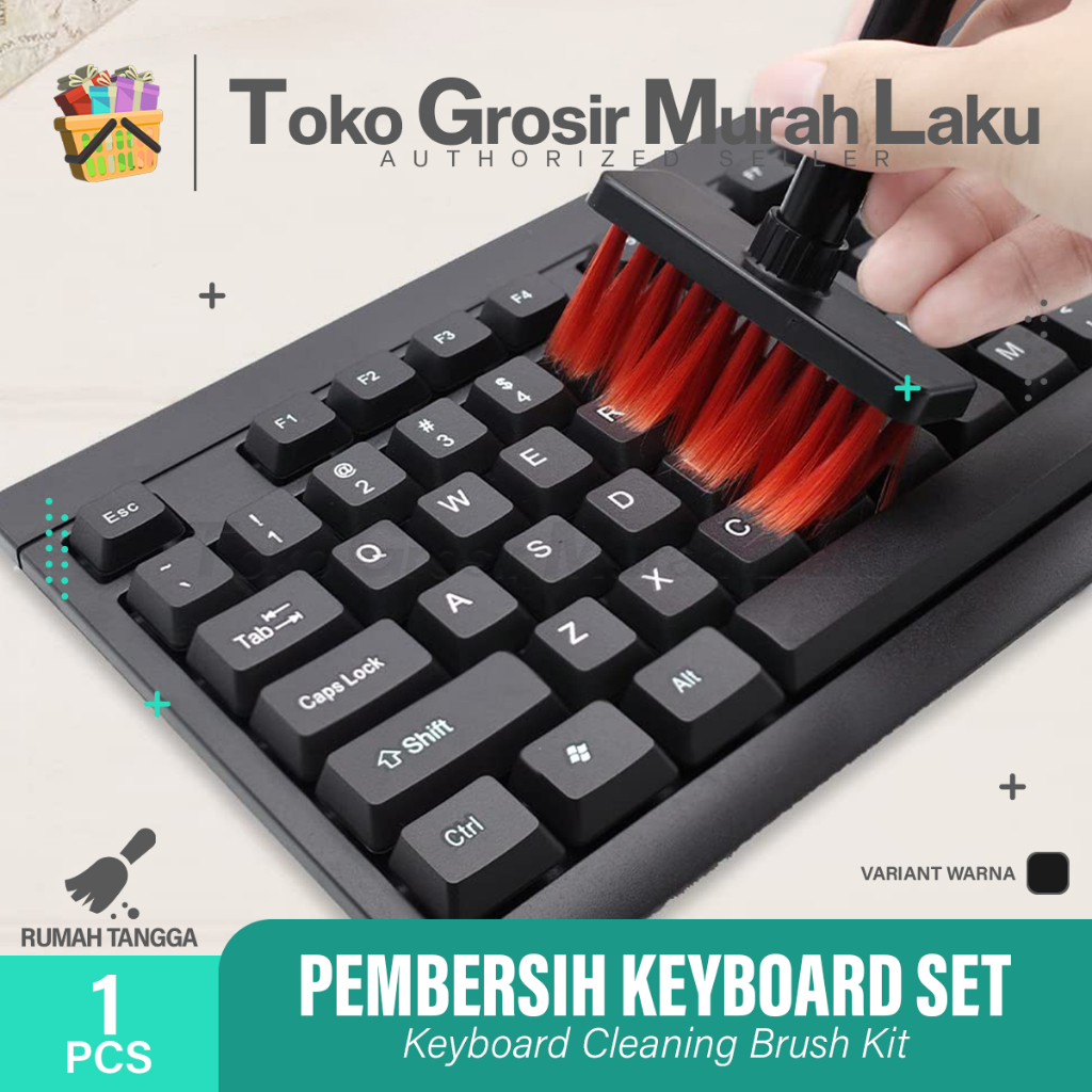 SIKAT ALAT PEMBERSIH KEYBOARD LAPTOP EARPHONE 5 in 1 CLEANING BRUSH