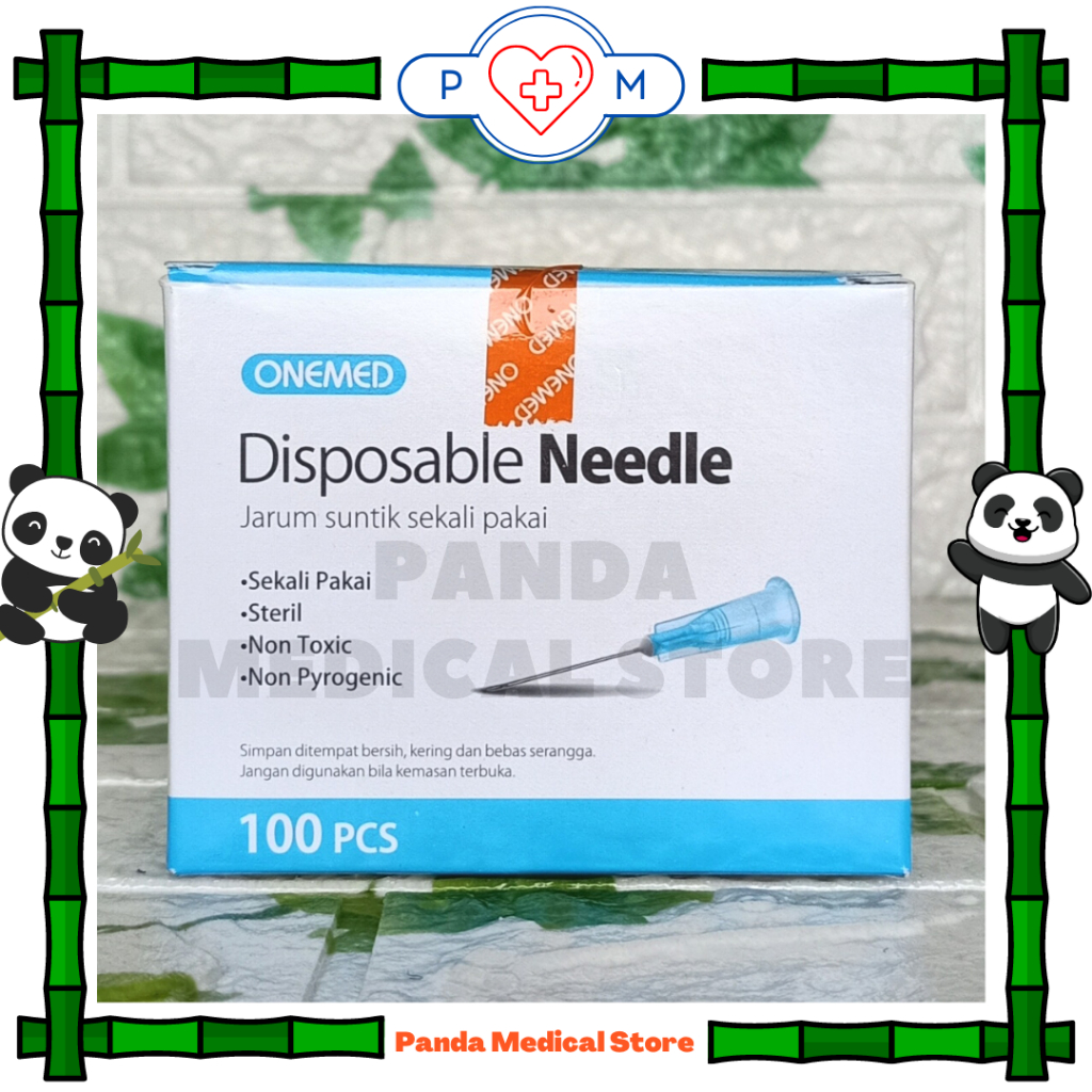 Disposable Needle / Nald 23G isi 100 Pcs Onemed